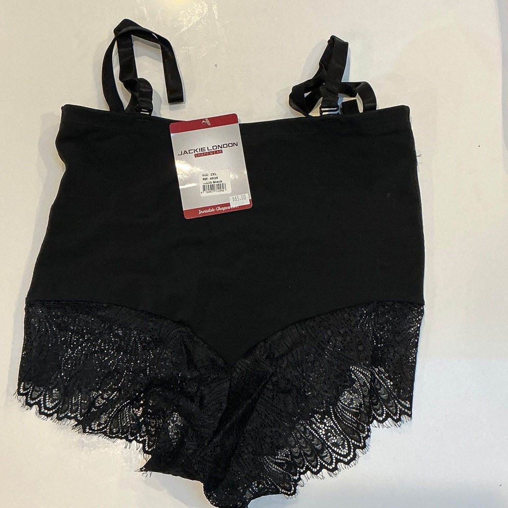 Jack London Black High-Waist Lace Panties